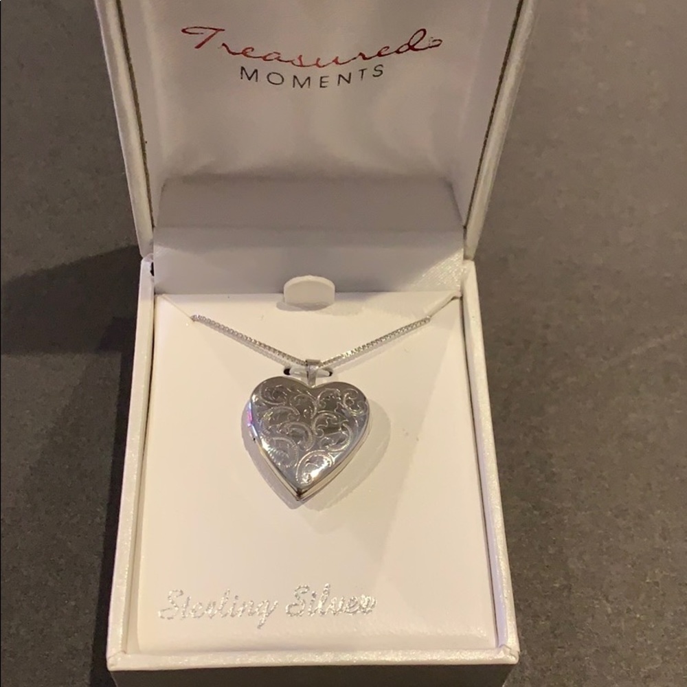 Treasured Moments Silver Locket